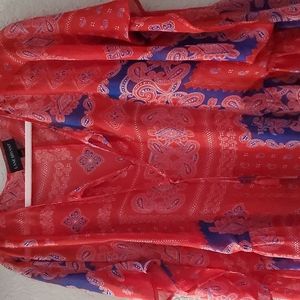 Lane Bryant, Red Blouse,22/24